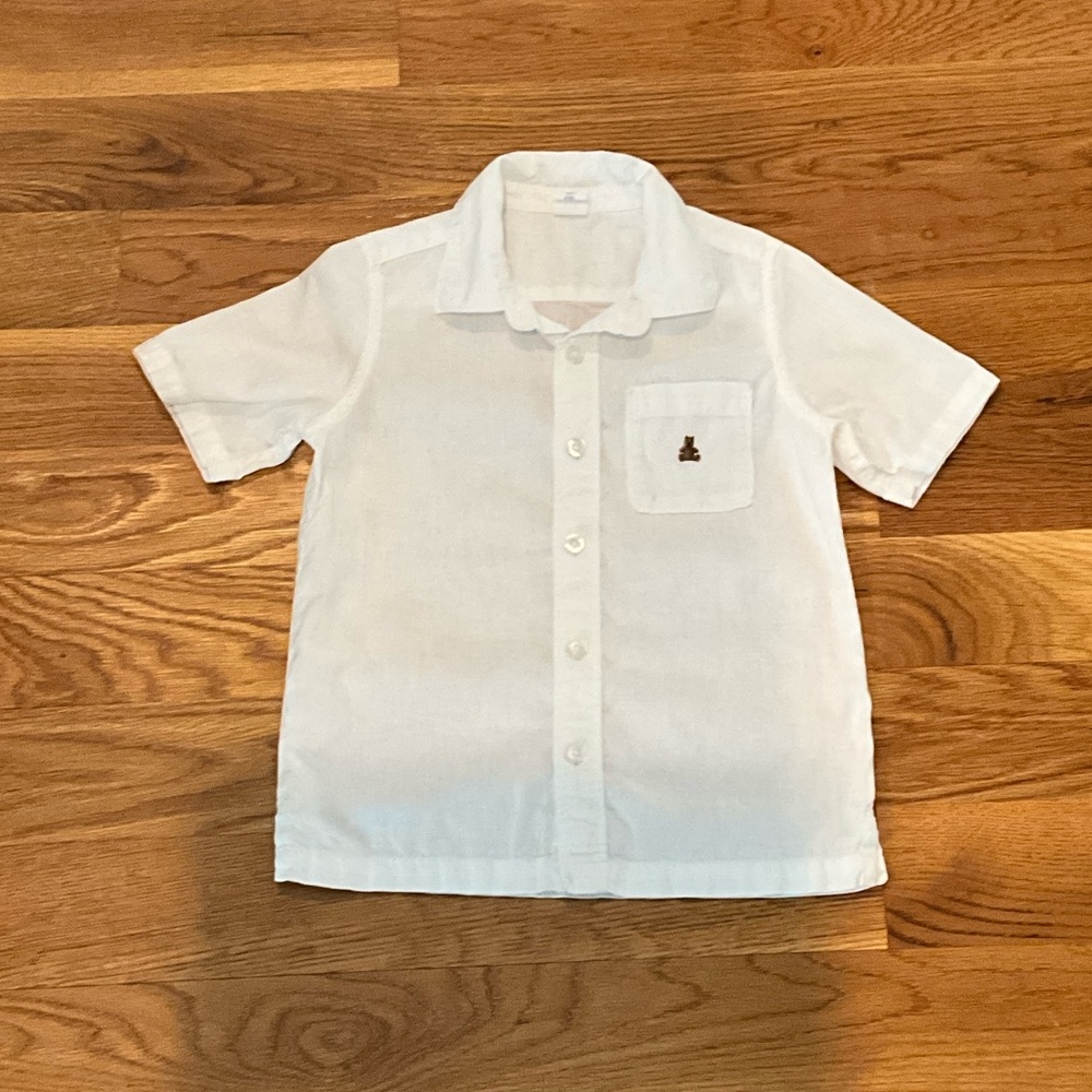 GAP Kids White Button Down Shirt